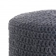 Upholstered Pouf "Choose Dark Grey"